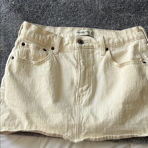 Abercrombie & Fitch Light Tan Mini Skirt